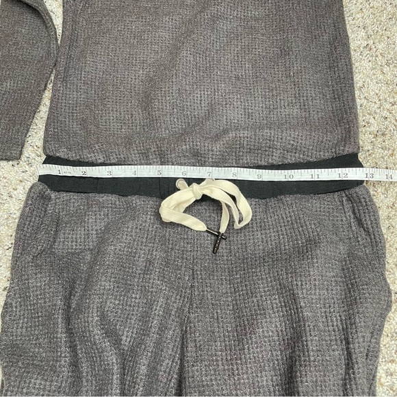n:philanthropy Baywood Waffle Knit Jumpsuit in Charcoal Grey Extra Small NWT - Picture 11 of 13